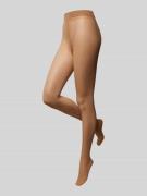 camano Strumpfhose in semitransparentem Design in Beige, Größe 38-40