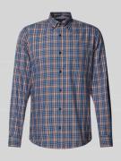 OLYMP Level Five Slim Fit Freizeithemd mit Button-Down-Kragen in Marin...