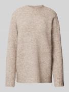 moves Strickpullover mit Turtleneck Modell 'Bestina' in Beige, Größe S
