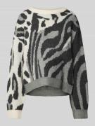 Vero Moda Comfort Fit Strickpullover mit Woll-Anteil Modell 'KAI' in H...