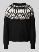 Vero Moda Regular Fit Strickpullover mit Woll-Anteil Modell 'SIMONE' i...