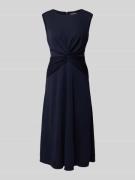 Lauren Ralph Lauren Midikleid mit Knoten-Detail Modell 'TESSANNE' in M...