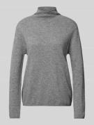 Luisa Cerano Strickpullover aus Woll-Kaschmir-Mix in Mittelgrau, Größe...