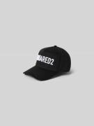 Dsquared2 Basecap mit Label-Stitching in Black, Größe 1