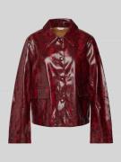 mbyM Jacke in Leder-Optik Modell 'Yoshi' in Rot, Größe XL