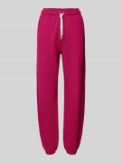 Polo Ralph Lauren Sweatpants mit Teilungsnähten in Fuchsia, Größe L