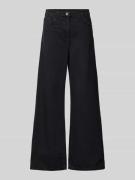 Patrizia Pepe Wide Leg Jeans im 5-Pocket-Design in Black, Größe 28