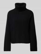 Marc O'Polo Regular Fit Rollkragenpullover aus Schurwoll-Mix in Black,...