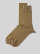 BOSS Socken aus Baumwoll-Mix im 2er-Pack in Beige, Größe 43-46