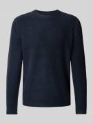 Marc O'Polo Regular Fit Strickpullover aus Bio-Baumwoll-Chenillegarn i...