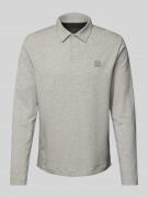 Marc O'Polo Regular Fit Poloshirt mit Bio-Baumwolle in Hellgrau Melang...