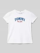 Tommy Hilfiger Teens Regular Fit T-Shirt mit Label-Print Modell 'VARSI...