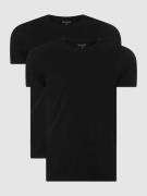 MCNEAL T-Shirt aus Baumwolle im 2er-Pack in Black, Größe L