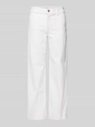 Mango Flared Jeans mit offenem Saum Modell 'CATHERIN' in Offwhite, Grö...