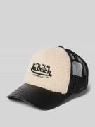 Von Dutch Trucker Cap mit Teddyfell-Besatz Modell 'DEATTLE' in Black, ...