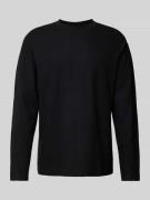 Calvin Klein Jeans Longsleeve mit Ziernähten in Black, Größe M