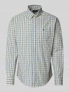 Fynch-Hatton Regular Fit Freizeithemd mit Button-Down-Kragen in Gelb, ...