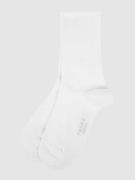 Falke Socken mit Stretch-Anteil im 2er-Pack Modell 'Happy' in Weiss, G...