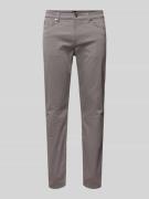 BOSS Slim Fit Stoffhose mit Stretch-Anteil Modell 'Delaware' in Dunkel...