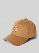 BOSS Basecap mit Logo-Stitching Modell 'ZED' in Beige, Größe 1