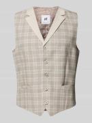 ATELIER TORINO Weste mit Reverskragen in Beige, Größe 52