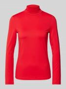 Christian Berg Woman Slim Fit Langarmshirt mit Rollkragen in Rot, Größ...