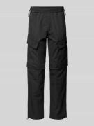 HUGO Regular Fit Cargohose mit elastischem Bund Modell 'Glynn' in Blac...