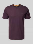 BOSS Orange T-Shirt mit Label-Print Modell 'Tegood' in Purple, Größe L