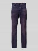 BOSS Orange Slim Fit Jeans im 5-Pocket-Design Modell 'Troy' in Purple,...