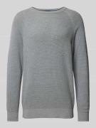 OLYMP Level Five Slim Fit Strickpullover mit gerippten Abschlüssen in ...