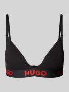 HUGO Triangel-BH mit elastischem Bund in Black, Größe XS