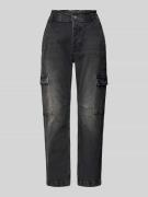 Scotch & Soda Tapered Fit Jeans mit elastischem Bund in Anthrazit, Grö...