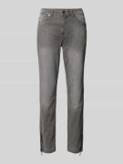 MAC Skinny Fit Jeans im 5-Pocket-Design in Mittelgrau, Größe 36/26