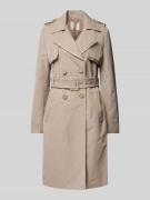 Guess Trenchcoat mit Leistentaschen Modell 'JENNY' in Stein, Größe L