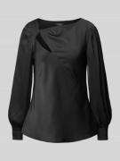 Lauren Ralph Lauren Slim Fit Bluse mit Cut Out Modell 'LARONA' in Blac...