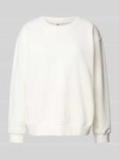 Levi's® Oversized Sweatshirt mit Label-Patch in Offwhite, Größe XS