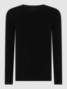 Schiesser Longsleeve mit Stretch-Anteil in Black, Größe L