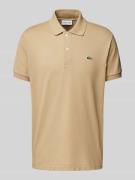 Lacoste Classic Fit Poloshirt mit Baumwollanteil in Beige, Größe L