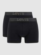 Levi's® Trunks mit Stretch-Anteil im 2er-Pack in Black, Größe L