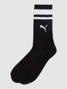 Puma Sportsocken mit Stretch-Anteil im 2er-Pack in Black, Größe 39-42