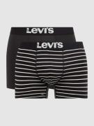 Levi's® Trunks mit Stretch-Anteil im 2er-Pack in Black, Größe L