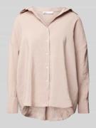 Only Hemdbluse mit Hemdkragen Modell 'ZAZIMA' in Beige, Größe XS