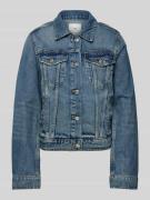 Mango Jeansjacke mit aufgesetzten Brusttaschen Modell 'ASTRID' in Jean...