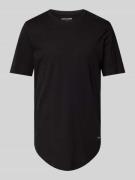 Jack & Jones T-Shirt mit Label-Patch Modell 'NOA' in Black, Größe XS
