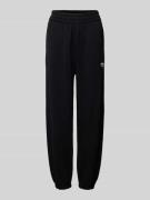 Karo Kauer Sweatpants mit Label-Print in Black, Größe L