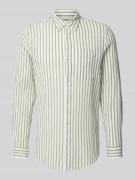 Scotch & Soda Regular Fit Freizeithemd mit Button-Down-Kragen in Hellg...