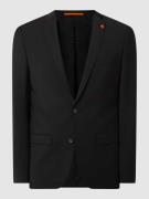 Roy Robson Super Slim Fit Sakko mit Reverskragen in Black, Größe 90