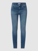 Angels Skinny Fit Jeans mit Label-Patch in Blau, Größe 34/28