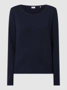 Marc O'Polo Denim Longsleeve aus Bio-Baumwolle in Marine, Größe L