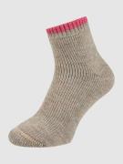 Falke Socken mit Label-Detail Modell 'COSY PLUSH' in Beige Melange, Gr...